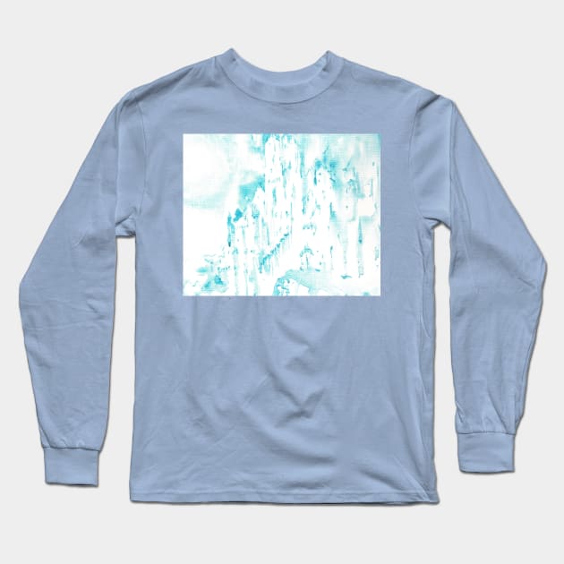 Blue castle Long Sleeve T-Shirt by Canderella